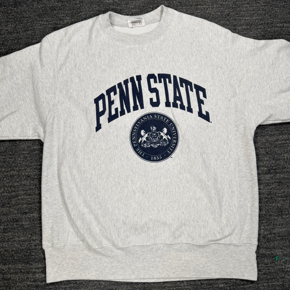 VTG Champion Reverse Weave Penn State Nittany Lions CrewNeck Sweatshirt Med 90s